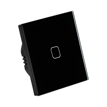 1 Körös Fekete Érintő Villanykapcsoló