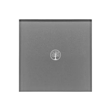 1 Körös Szürke Érintőkapcsoló Fa mintás  gombbal