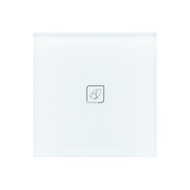 1 Körös Fehér Váltó Villanykapcsoló Pillangó mintás  gombbal