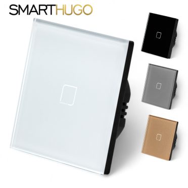 1 Körös Fehér Váltó Villanykapcsoló Smarthugo mintás  gombbal