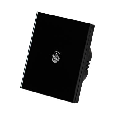 1 Körös Fekete Váltó Villanykapcsoló Budapest mintás  gombbal