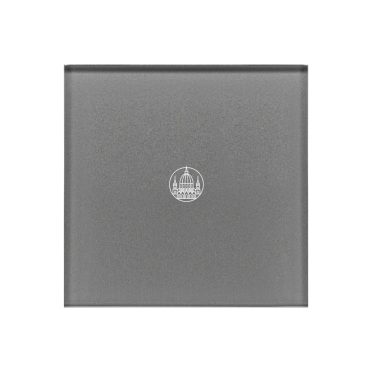 1 Körös Szürke Váltó Villanykapcsoló Budapest mintás  gombbal