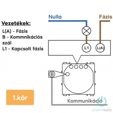 1 Körös Sorolható Váltó Villanykapcsoló