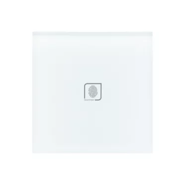1 Körös Fehér Dimmer Villanykapcsoló Ujjlenyomat mintás gombbal