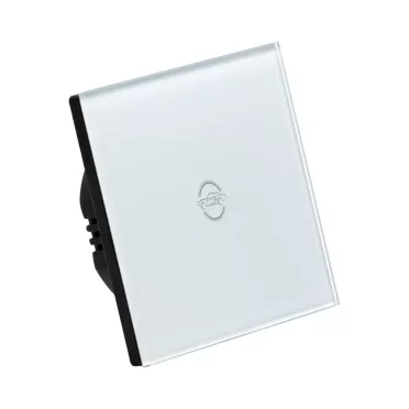 1 Körös Fehér Dimmer Villanykapcsoló Autó  mintás  gombbal