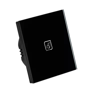 1 Körös Fekete Dimmer Villanykapcsoló Pillangó mintás  gombbal