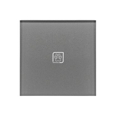 1 Körös Szürke Dimmer Villanykapcsoló Mancs mintás  gombbal