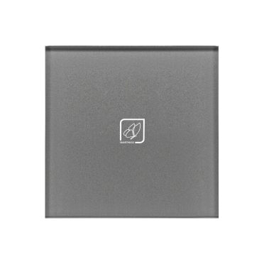 1 Körös Szürke Dimmer Villanykapcsoló Pillangó mintás  gombbal