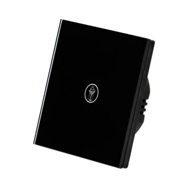 1 Körös Fekete Impulzuskapcsoló Bár mintás  gombbal