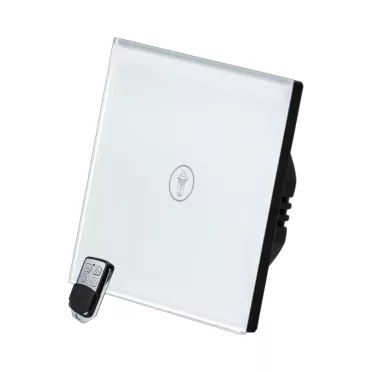 1 Körös Fehér RF Villanykapcsoló Bár mintás  gombbal