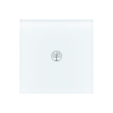 1 Körös Fehér RF Villanykapcsoló Fa mintás  gombbal