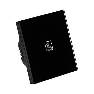 1 Körös Fekete RF Villanykapcsoló Cipő mintás gombbal