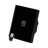 1 Körös Fekete RF Villanykapcsoló Mancs mintás  gombbal