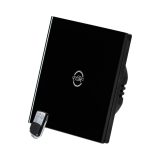 1 Körös Fekete RF Villanykapcsoló Autó  mintás  gombbal