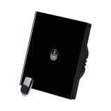   1 Körös Fekete RF Villanykapcsoló Budapest mintás  gombbal