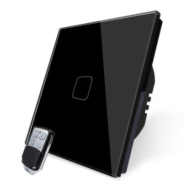 1 Körös Fekete RF Villanykapcsoló Kalocsai mintás  gombbal