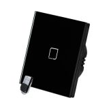   1 Körös Fekete RF Villanykapcsoló Smarthugo mintás  gombbal