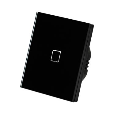 1 Körös Fekete RF Villanykapcsoló Smarthugo mintás  gombbal