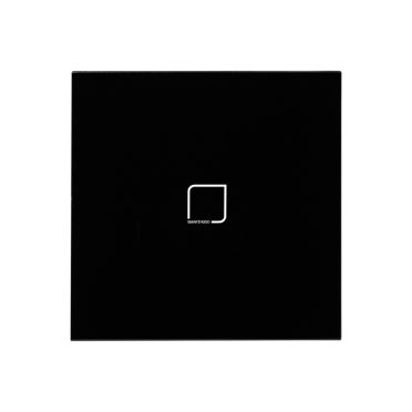 1 Körös Fekete RF Villanykapcsoló Smarthugo mintás  gombbal