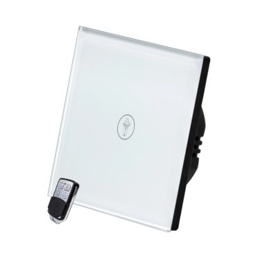 1 Körös Fehér RF Váltó Villanykapcsoló Bár mintás  gombbal