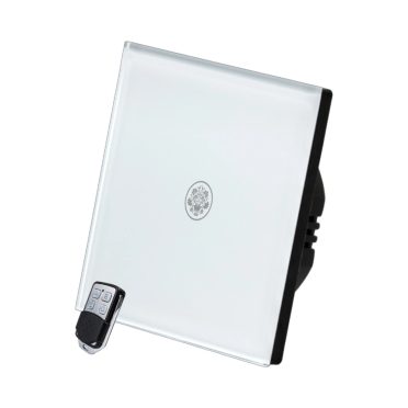 1 Körös Fehér RF Váltó Villanykapcsoló Kalocsai mintás  gombbal