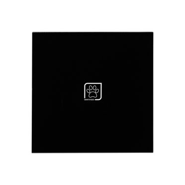 1 Körös Fekete RF Váltó Villanykapcsoló Mancs mintás  gombbal