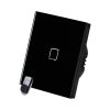 1 Körös Fekete RF Váltó Villanykapcsoló Smarthugo mintás  gombbal