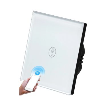 1 Körös Fehér Wifi Villanykapcsoló Bár mintás  gombbal