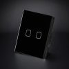 2 Körös Fekete Váltó Villanykapcsoló