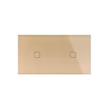 Dupla Sorolt Arany Érintőpanel 1 + 1 Kör