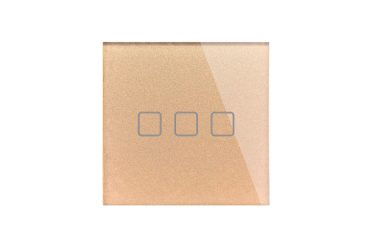 3 Körös Arany Érintőkapcsoló Mancs mintás  gombbal