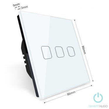 3 Körös Arany Dimmer Villanykapcsoló Pillangó mintás  gombbal