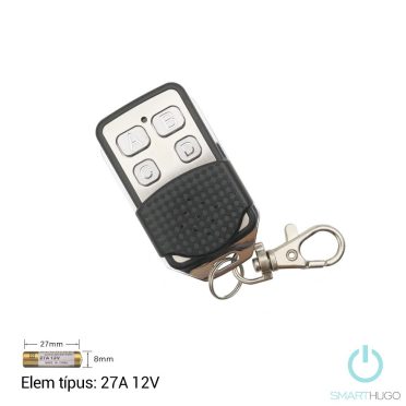 3 Körös Szürke Dimmer RF Villanykapcsoló Smarthugo mintás  gombbal