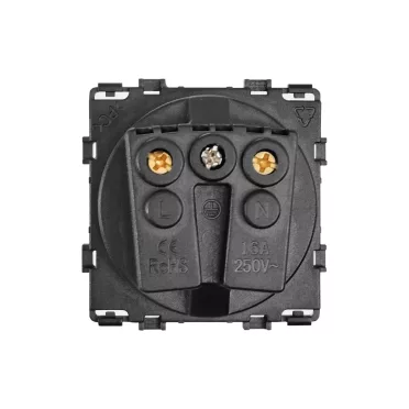 Smarthugo Essence Fekete  Csapfedeles Konnektor 230V Max.16A