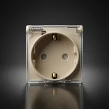 Smarthugo Essence Arany Csapfedeles Konnektor 230V Max.16A