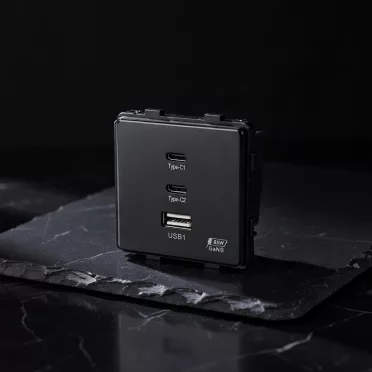 Smarthugo Essence Fekete  USB gyorstöltő 